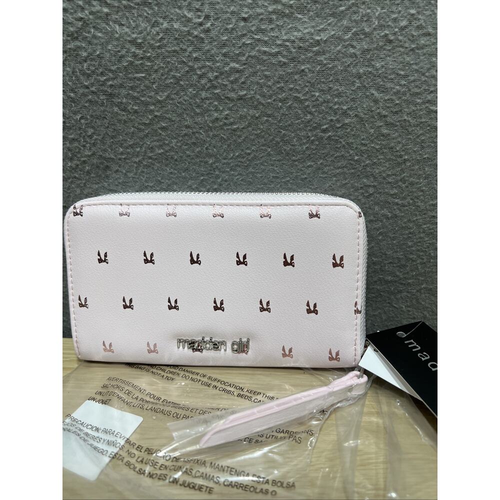 Madden Girl ASimone Color Primrose Round Zipper Women Wallet New - Picture 4 of 9